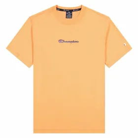 Спортивная футболка с коротким рукавом Champion Crewneck M Оранжевый