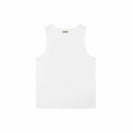 Men's Sleeveless T-shirt Picture Authentic Tank B White