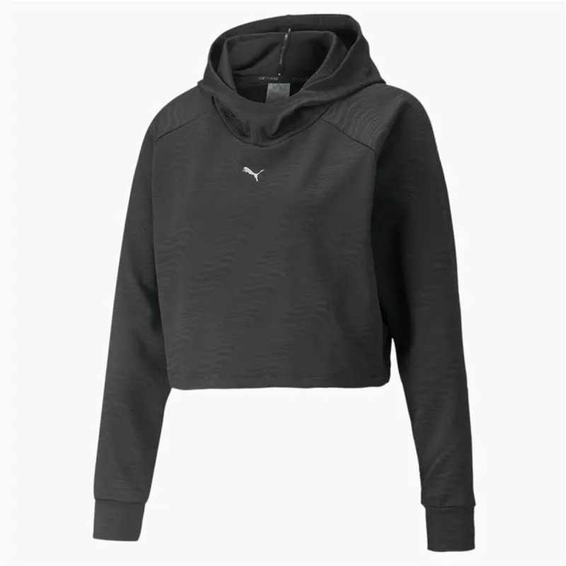 Moteriškas džemperis su gobtuvu Puma Flawless Pullover Juoda