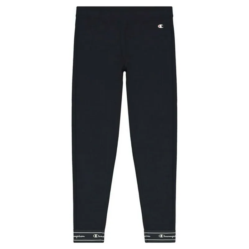 Moteriškos sportinės tamprės Champion Crop Logo Tape W Tamsiai mėlyna