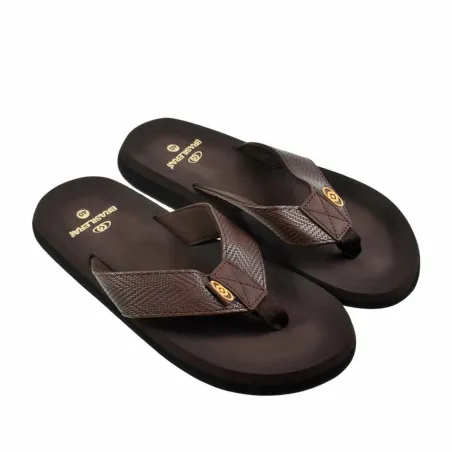 Miesten Flip-flopit Brasileras Puff Ruskea