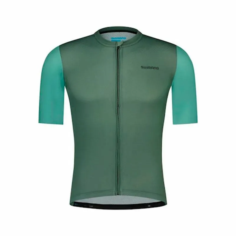 Cycling jersey Shimano Aria S.S. Olive