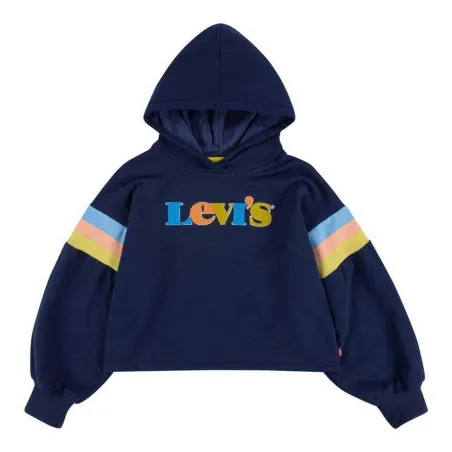 Vaikiškas megztinis Levi's Full Sleeve High Rise Tamsiai mėlyna