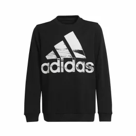 Children’s Sweatshirt without Hood Adidas HA4011 Black