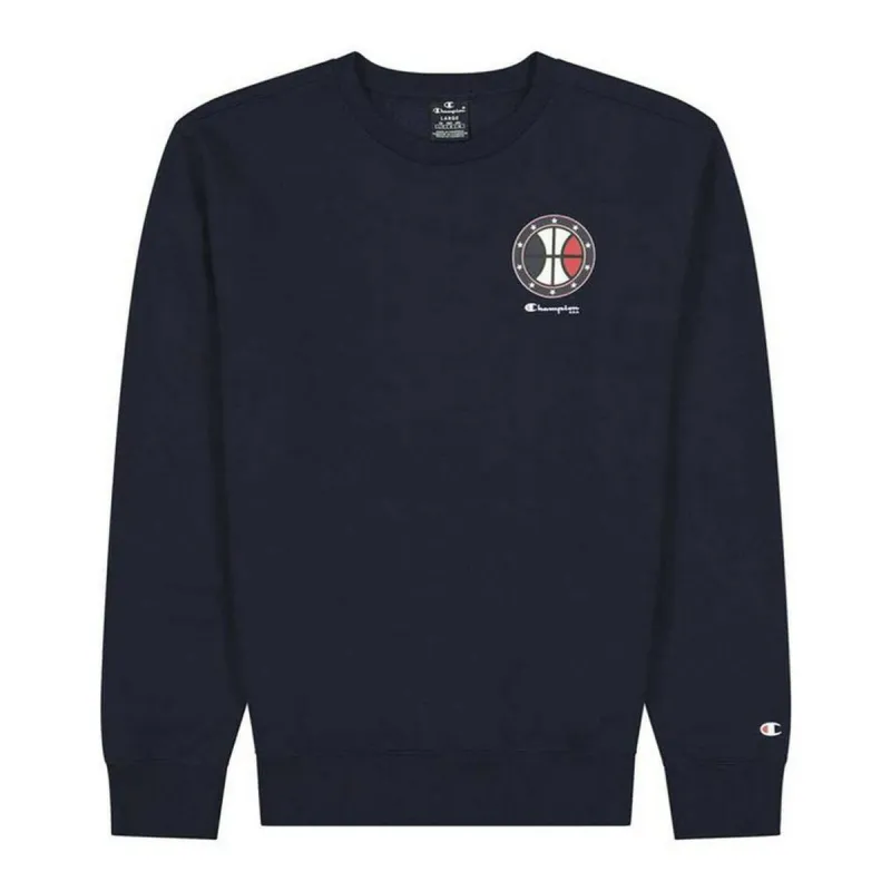 Vyriškas džemperis be gobtuvo Champion USA Crewneck Tamsiai mėlyna