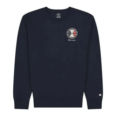 Vyriškas džemperis be gobtuvo Champion USA Crewneck Tamsiai mėlyna