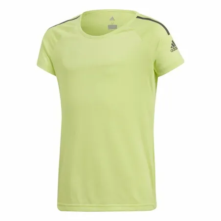 Vaikiška Marškinėliai su trumpomis rankovėmis Adidas YG TR Cool Tee Laimo žalia
