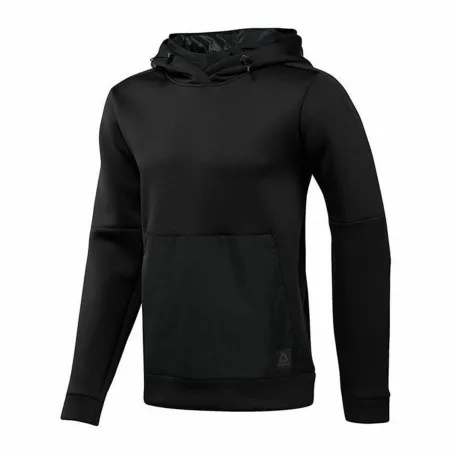 Vīriešu Sporta Krekls ar Kapuci Reebok Supply Tech Melns