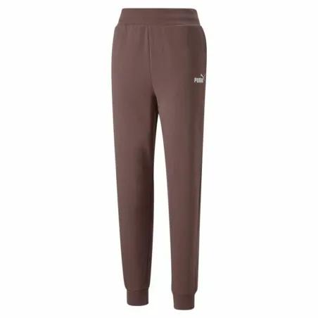 Sportinės kelnės suaugusiems Puma Ess+ Embroidery High-Waist Ruda Moteris