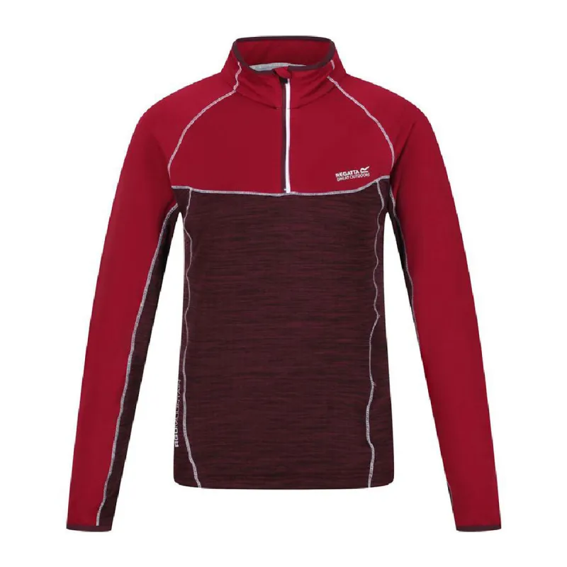 Подкладка из флиса Regatta Hepley Lightweight Half-Zip Темно-красный