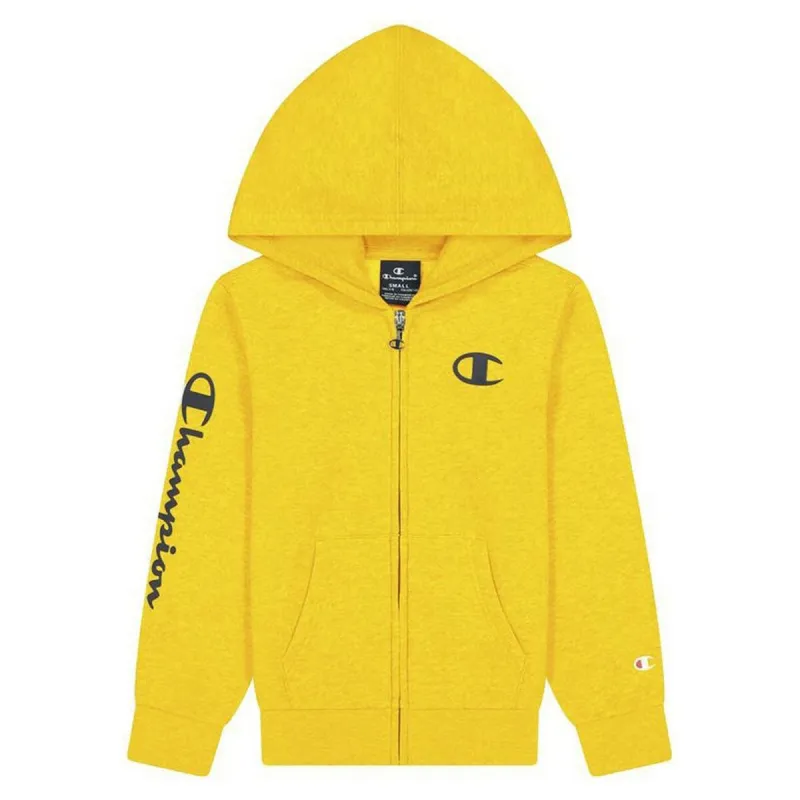 Vaikiška sportinė striukė Champion Full Zip Logo Geltona