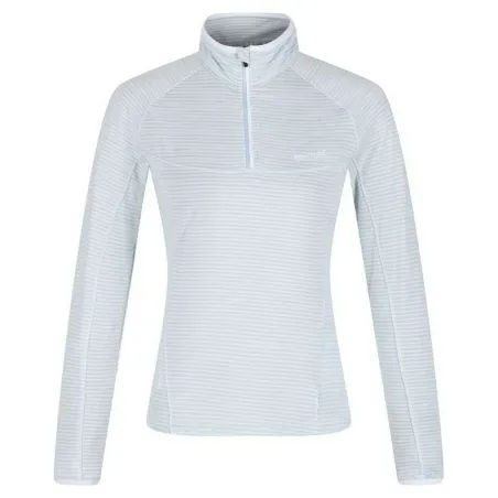 Sieviešu Krekls ar Īsām Piedurknēm Regatta Yonder Half-Zip Balts