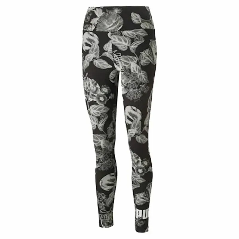 Moteriškos sportinės tamprės Puma Frozen Flower Juoda