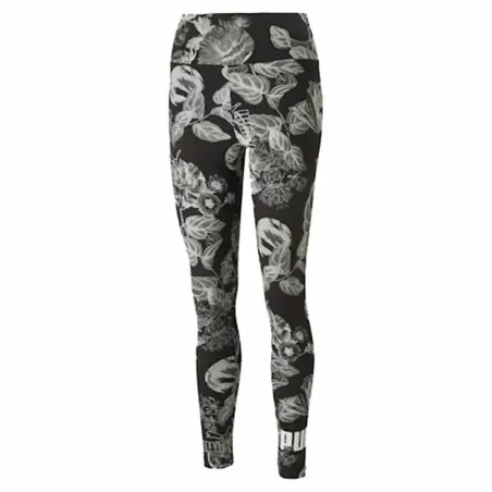 Moteriškos sportinės tamprės Puma Frozen Flower Juoda