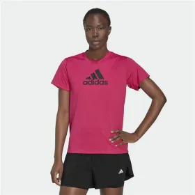 Футболка с коротким рукавом женская Adidas Designed 2 Move Logo Фуксия