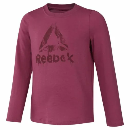 Moteriškimarškinėliai su ilgomis rankovėmis Reebok Essentials Purpurinė