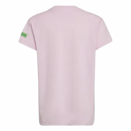 Vaikiška Marškinėliai su trumpomis rankovėmis Adidas x Marimekko Rožinė