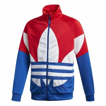 Vaikiška sportinė striukė Adidas Big Trefoil Raudona