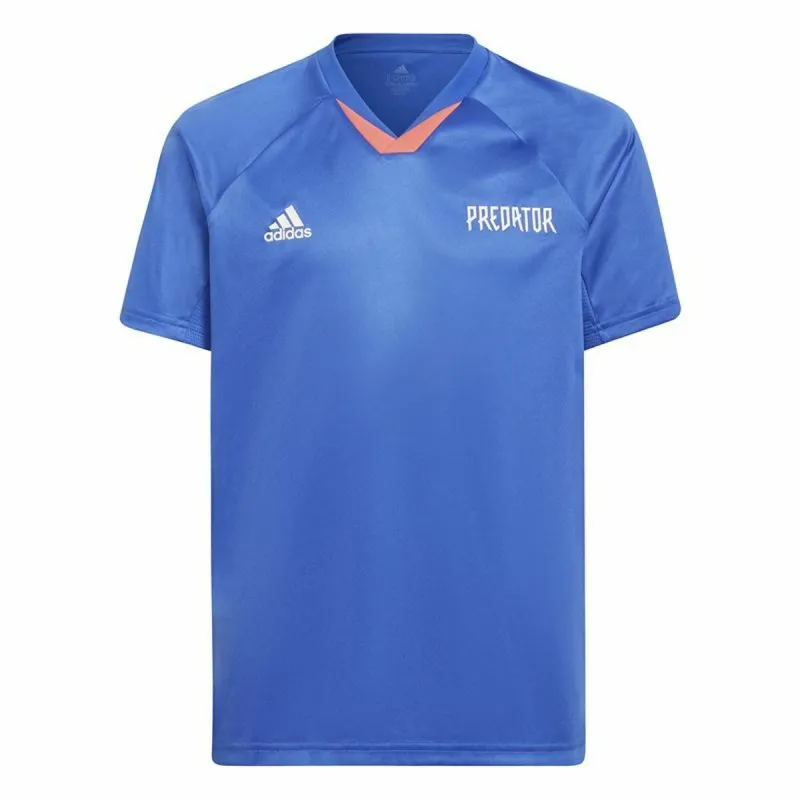 Vaikiška Marškinėliai su trumpomis rankovėmis Adidas Predator Mėlyna