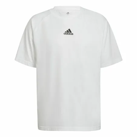 Vyriški marškinėliai su trumpomis rankovėmis Adidas Essentials Brandlove Balta