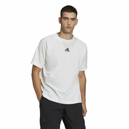 Vyriški marškinėliai su trumpomis rankovėmis Adidas Essentials Brandlove Balta