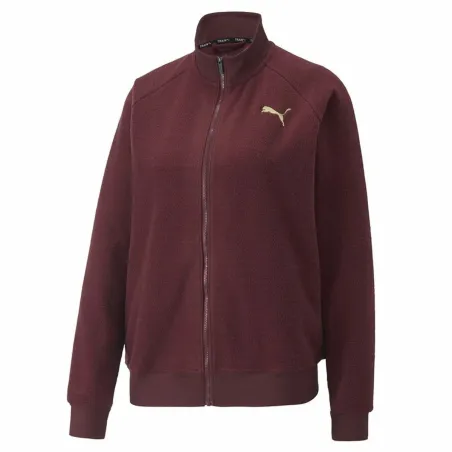 Moteriška sportinė striukė Puma Fit Sherpa Tamsiai raudona