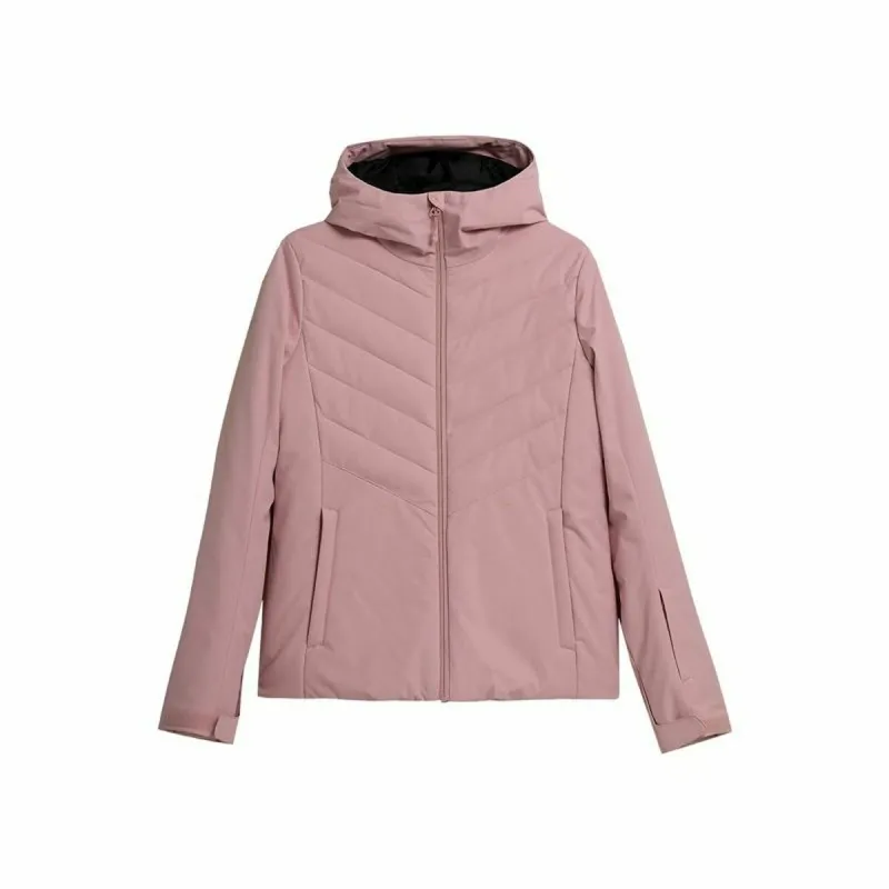 Slidinėjimo striukė 4F Membrane KUDN003 Moteris Rožinė