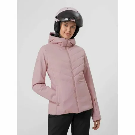 Slidinėjimo striukė 4F Membrane KUDN003 Moteris Rožinė