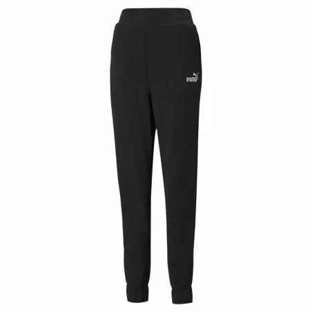 Adult Trousers Puma Essentials+ Embroidery Black Lady