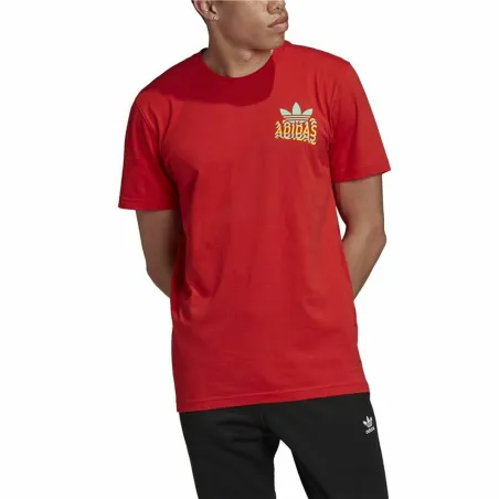 Vyriški marškinėliai su trumpomis rankovėmis Adidas Multifade Raudona