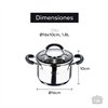 Slow Cooker Masterpro Ø 16 cm 1,8 L