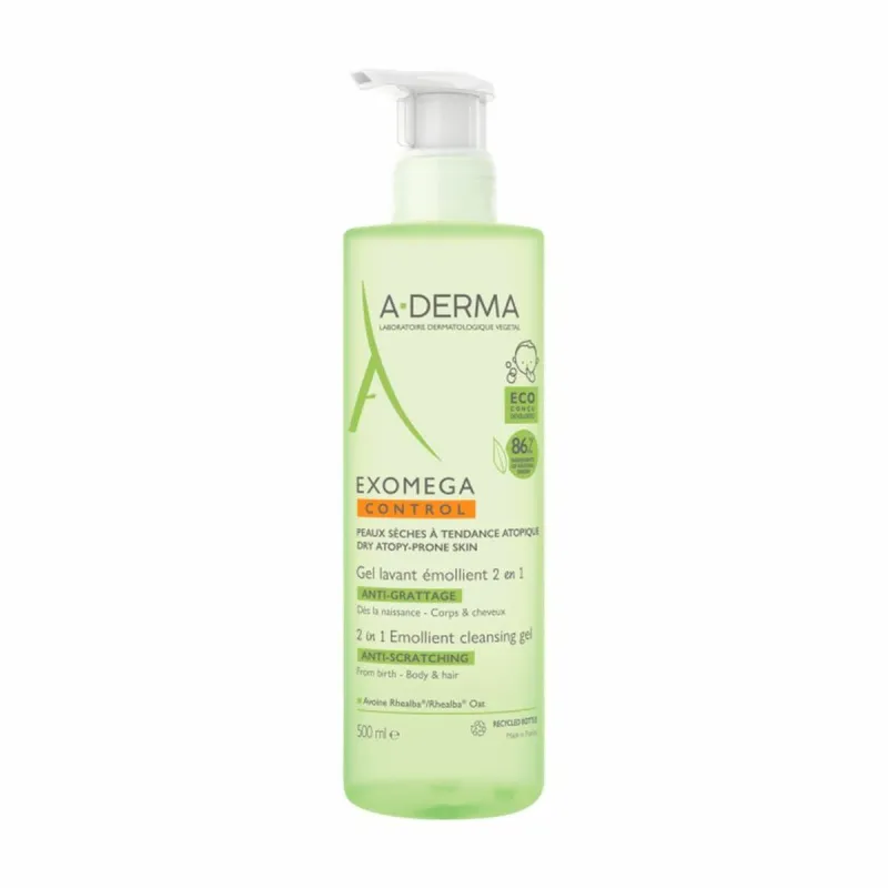 Средство для защиты от солнца для лица A-Derma Exomega Control 500 ml