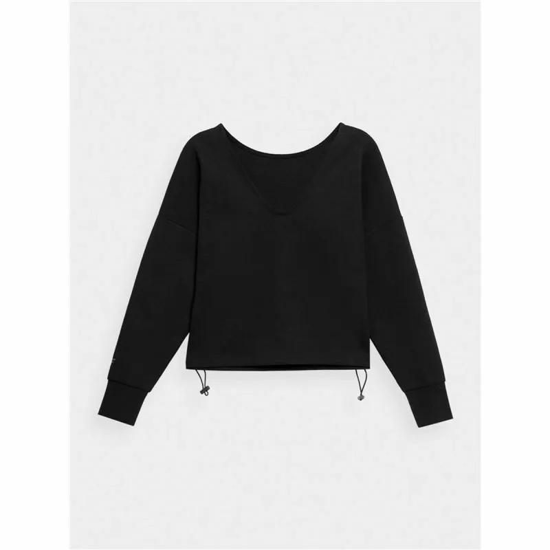Women’s Sweatshirt without Hood 4F 4F BLD026 Black