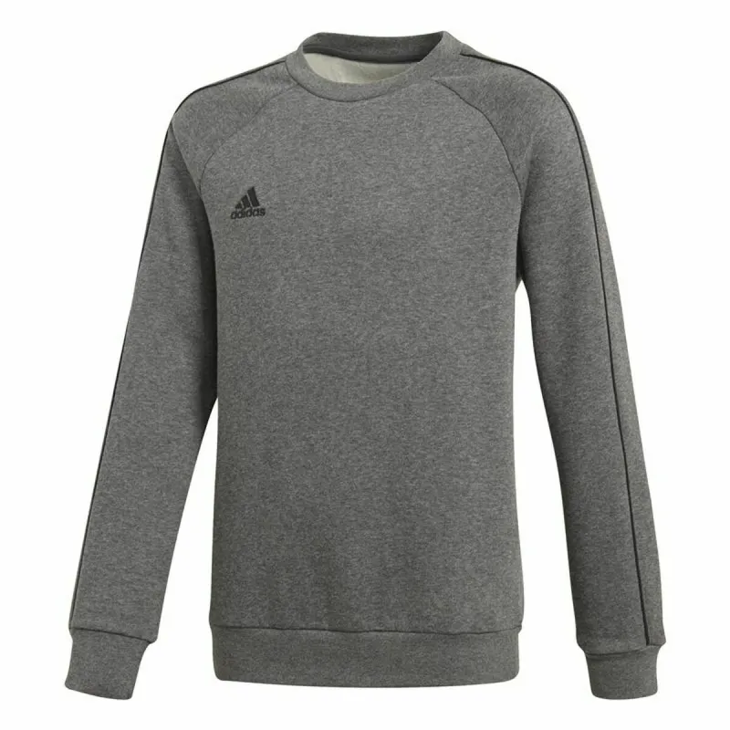 Vaikiškas džemperis be gobtuvo Adidas Core 18 Pilka Šviesiai pilka