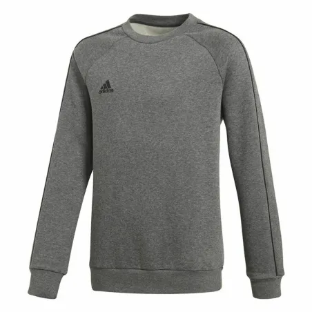 Vaikiškas džemperis be gobtuvo Adidas Core 18 Pilka Šviesiai pilka