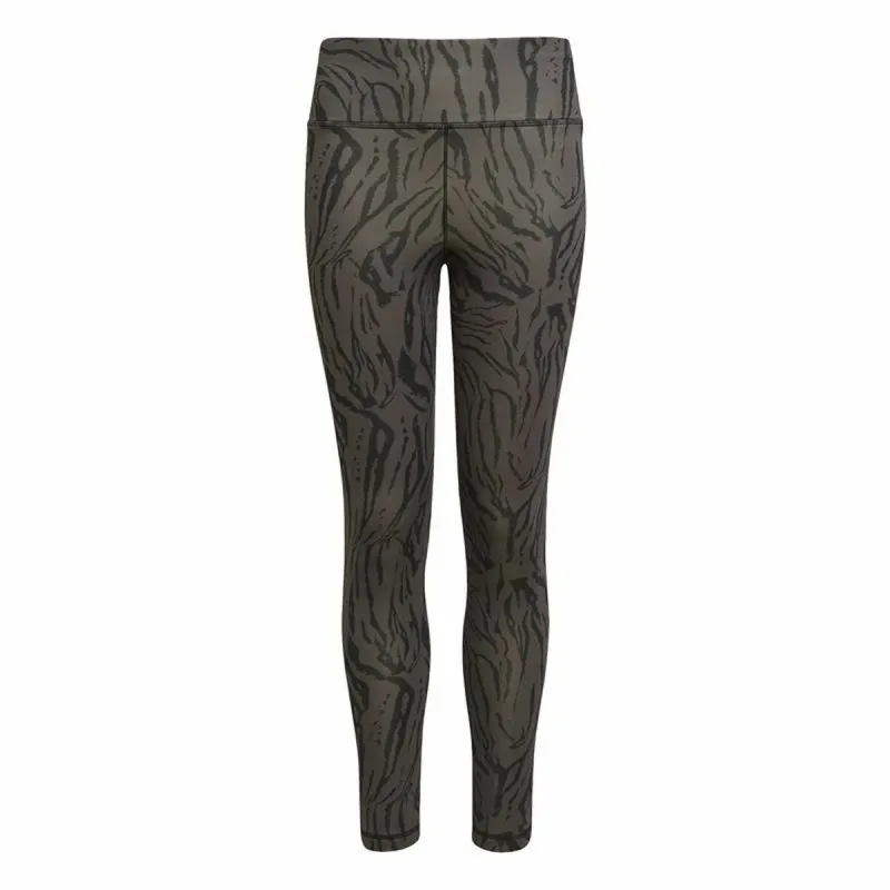 Bērnu Šorti Sportam Adidas 7/8 Sport Animal Print Melns