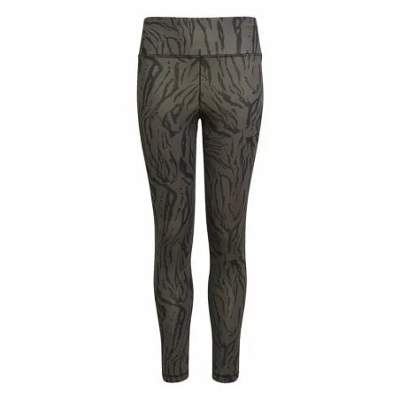 Bērnu Šorti Sportam Adidas 7/8 Sport Animal Print Melns