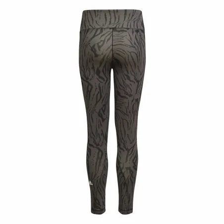Bērnu Šorti Sportam Adidas 7/8 Sport Animal Print Melns