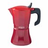 Italian Coffee Pot Oroley Petra Red Aluminium 6 Cups