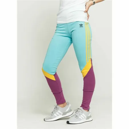 Moteriškos sportinės tamprės Adidas  High-Waisted Akvamarinas