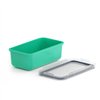 Food Preservation Container Valira 6090/97 Hermetic Turquoise Thermoplastic PBT Rectangular 750 ml