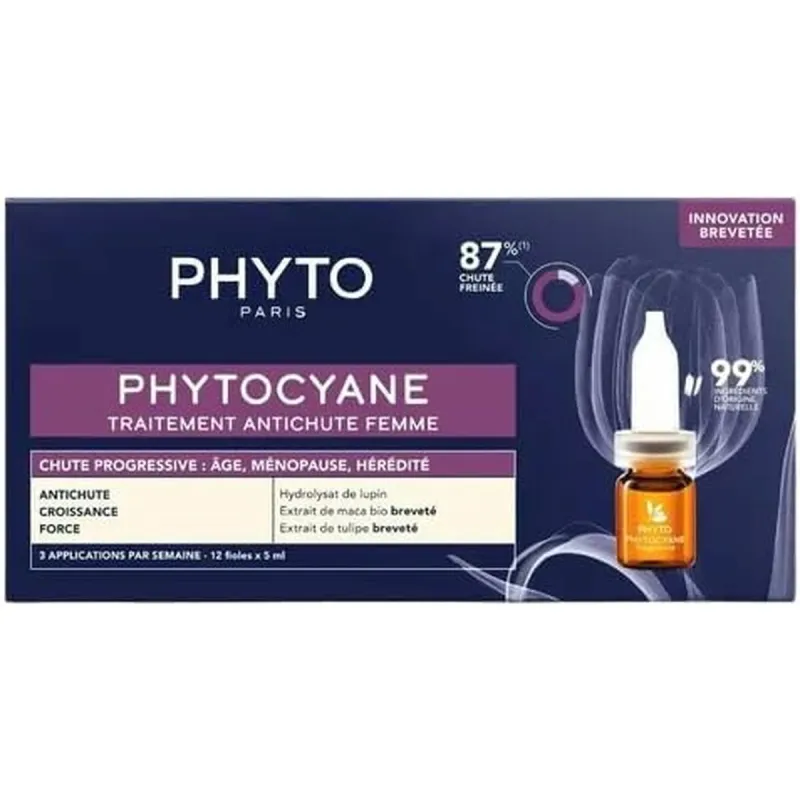 Plakų stiliavimo rinkinys Phyto Paris Phytocyane Tratamiento Anticaída Reacción Mujer Lote 2 Dalys