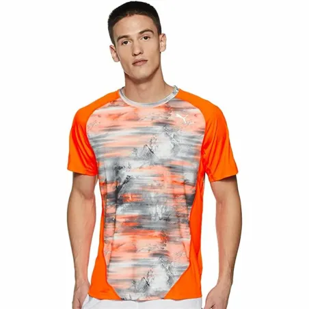 Vyriški marškinėliai su trumpomis rankovėmis Graphic Tee Shocking Puma  Graphic Tee Shocking Oranžinė
