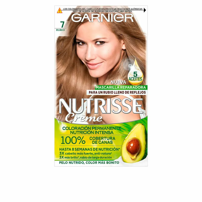 Ilgalaikiai dažai Garnier Nutrisse Nº 70 Nº 7-Rubio Nº 70-Ble Ambre (3 vnt.)