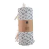 Arti Casa - Diamond Pattern Cotton Blanket 130x170 cm (Blue / White)