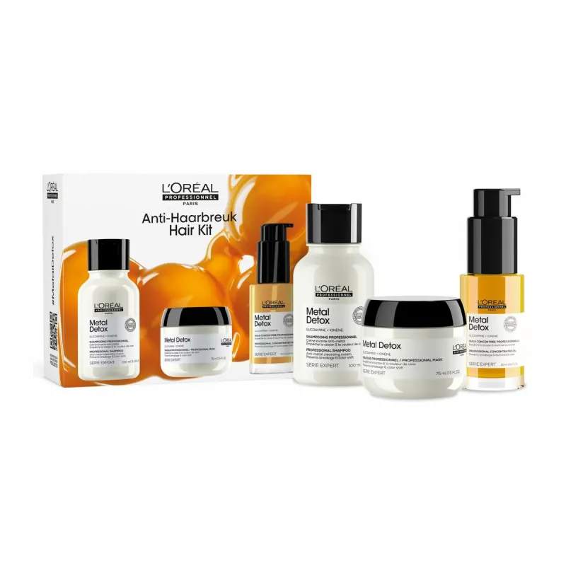 Plakų stiliavimo rinkinys L'Oreal Professionnel Paris METAL DETOX 3 Dalys