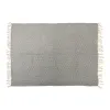 Arti Casa - Diamond Pattern Cotton Blanket 130x170 cm (Blue / White)