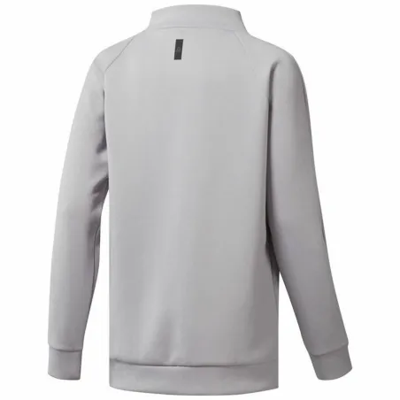 Naisten huputon collegepaita Reebok Training Supply Crew Vaaleanharmaa