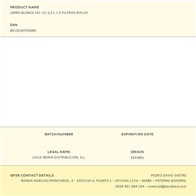 Filter jug LAICA J9029C4 White