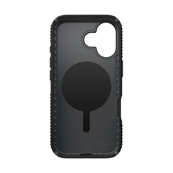 Speck Presidio2 Grip MagSafe - iPhone 17 Case (Black / Slate Gray / White)